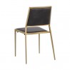 Sunpan Odilia Stackable Dining Chair Bravo Portabella - Back Side Angle