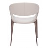 Limay Dining Chair Beige & Walnut- back view 1
