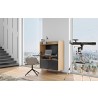TemaHome Lime Desk in Oak & Pure Black - Lifestyle 2