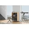TemaHome Lime Desk in Oak & Pure Black - Lifestyle 2 - TemaHome Lime Desk in Oak & Pure Black - Lifestyle 2