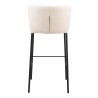 Linz Barstool in Cream- back  View 1