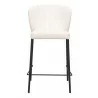 Linz Counter Stool in Cream- front view 1 - Linz Counter Stool in Cream- front view 1