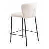 Linz Counter Stool in Cream- back view 2