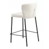 Linz Counter Stool in Cream- back view 2 - Linz Counter Stool in Cream- back view 2