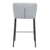 Linz Counter Stool in Gray- back view 1