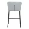 Linz Counter Stool in Gray- back view 1 - Linz Counter Stool in Gray- back view 1