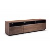 J&M Furniture Lisa TV Stand in Walnut Side View