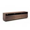J&M Furniture Lisa TV Stand in Walnut Side View - J&M Furniture Lisa TV Stand in Walnut Side View
