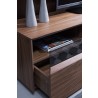 J&M Furniture Lisa TV Stand in Walnut Detailed 