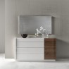 J&M Furniture Lisbon Natural White Lacquer Dresser