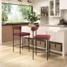 Livorno Counter Stool in Red & bronze- Lifestyle 1 - Livorno Counter Stool in Red & bronze- Lifestyle 1