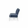 Bristol Loveseat in Spectrum Indigo w/ Self Welt - Side Angle - Bristol Loveseat in Spectrum Indigo w/ Self Welt - Side Angle