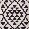 Lizardo Ottoman in Beige & Black- details 2