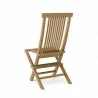 Anderson Teak Bristol Folding Chair back view - Anderson Teak Bristol Folding Chair back view