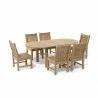 Anderson Teak Sahara 7-Piece Dining Chair and Bahama Oval 79" Exension Outdoor Dining Set 2 - Anderson Teak Sahara 7-Piece Dining Chair and Bahama Oval 79" Exension Outdoor Dining Set 2