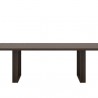 Sunpan Thanus Dining Table 94.5'' Brown Oak - Front Angle