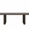 Sunpan Thanus Dining Table 94.5'' Brown Oak - Front Angle - Sunpan Thanus Dining Table 94.5'' Brown Oak - Front Angle