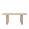 Sunpan Thanus Dining Table 72 '' Light Oak - Front Angle