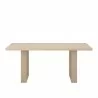Sunpan Thanus Dining Table 72 '' Light Oak - Front Angle - Sunpan Thanus Dining Table 72 '' Light Oak - Front Angle