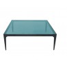 Bellini Dynasty Coffee Table Square- Blue Glass Top