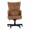 Sunpan Hubert Office Chair - Tobacco Tan - Front Angle - Sunpan Hubert Office Chair - Tobacco Tan - Front Angle