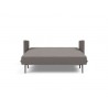 Innovation Living Cubed Full Size Sofa Bed With Arms in Mixed Dance Grey - Fully Folded Front View