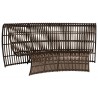 Woodard Loft Curved Sofa - Angled