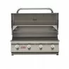 Bull BBQ 30" Lonestar Select Drop In Grill LP/NG - 4 Burner / 60,000 BTU's  - Opened and Front - Bull BBQ 30" Lonestar Select Drop In Grill LP/NG - 4 Burner / 60,000 BTU's  - Opened and Front