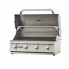 Bull BBQ 30" Lonestar Select Drop In Grill LP/NG - 4 Burner / 60,000 BTU's  - Open and Angled - Bull BBQ 30" Lonestar Select Drop In Grill LP/NG - 4 Burner / 60,000 BTU's  - Open and Angled