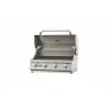 Bull BBQ 30" Lonestar Select Drop In Grill LP/NG - 4 Burner / 60,000 BTU's - Open and Angled - Bull BBQ 30" Lonestar Select Drop In Grill LP/NG - 4 Burner / 60,000 BTU's - Open and Angled