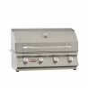Bull BBQ 30" Lonestar Select Drop In Grill LP/NG - 4 Burner / 60,000 BTU's - Angled and Closed - Bull BBQ 30" Lonestar Select Drop In Grill LP/NG - 4 Burner / 60,000 BTU's - Angled and Closed