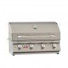 Bull BBQ 30" Lonestar Select Drop In Grill LP/NG - 4 Burner / 60,000 BTU's - Angled and Closed