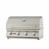 Bull BBQ 30" Lonestar Select Drop In Grill LP/NG - 4 Burner / 60,000 BTU's - Angled and Closed - Bull BBQ 30" Lonestar Select Drop In Grill LP/NG - 4 Burner / 60,000 BTU's - Angled and Closed