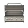 Bull BBQ 30" Lonestar Select Drop In Grill LP/NG - 4 Burner / 60,000 BTU's  - Opened and Front - Bull BBQ 30" Lonestar Select Drop In Grill LP/NG - 4 Burner / 60,000 BTU's  - Opened and Front