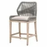 Essentials For Living Loom Counter Stool - Platinum Natural Gray Reinforced - Angled - Essentials For Living Loom Counter Stool - Platinum Natural Gray Reinforced - Angled