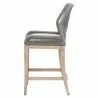 Essentials For Living Loom Counter Stool - Platinum Natural Gray Reinforced - Side - Essentials For Living Loom Counter Stool - Platinum Natural Gray Reinforced - Side