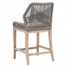 Essentials For Living Loom Counter Stool - Platinum Natural Gray Reinforced - Back Angled