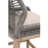 Essentials For Living Loom Counter Stool - Platinum Natural Gray Reinforced - Braid Detail