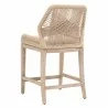 Essentials For Living Loom Counter Stool - Sand Natural Gray Reinforced - Back Angled - Essentials For Living Loom Counter Stool - Sand Natural Gray Reinforced - Back Angled