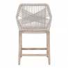 Essentials For Living Loom Counter Stool - Taupe - Back View