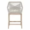 Essentials For Living Loom Counter Stool - Taupe - Back View - Essentials For Living Loom Counter Stool - Taupe - Back View