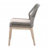 Loom Dining Chair - Platinum Natural Gray Fixed - Side