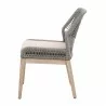 Loom Dining Chair - Platinum Natural Gray Fixed - Side - Loom Dining Chair - Platinum Natural Gray Fixed - Side