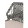 Loom Dining Chair - Platinum Natural Gray Fixed - Seat Back Close-up