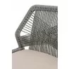 Loom Dining Chair - Platinum Natural Gray Fixed - Seat Back Close-up - Loom Dining Chair - Platinum Natural Gray Fixed - Seat Back Close-up