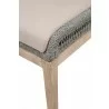 Loom Dining Chair - Platinum Natural Gray Fixed - Seat Close-up - Loom Dining Chair - Platinum Natural Gray Fixed - Seat Close-up