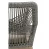 Loom Dining Chair - Platinum Natural Gray Fixed - Seat back Details - Loom Dining Chair - Platinum Natural Gray Fixed - Seat back Details