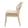 Loom Dining Chair - Sand Natural Gray Fixed - Side Angle - Loom Dining Chair - Sand Natural Gray Fixed - Side Angle