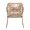 Loom Dining Chair - Sand Natural Gray Fixed - Back