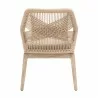 Loom Dining Chair - Sand Natural Gray Fixed - Back Angle - Loom Dining Chair - Sand Natural Gray Fixed - Back Angle